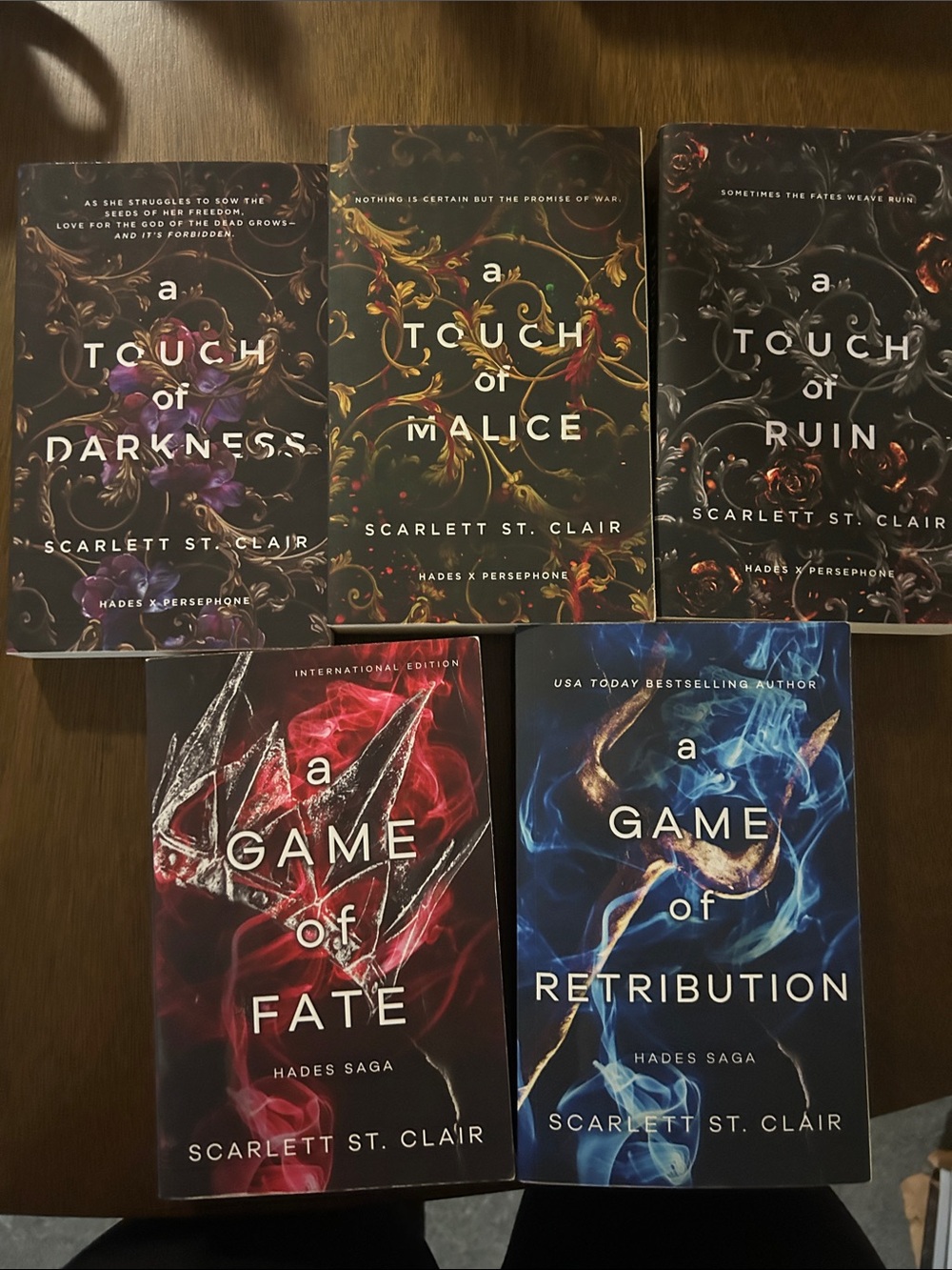 Hades Saga Book Set - Scarlett St. Clair books